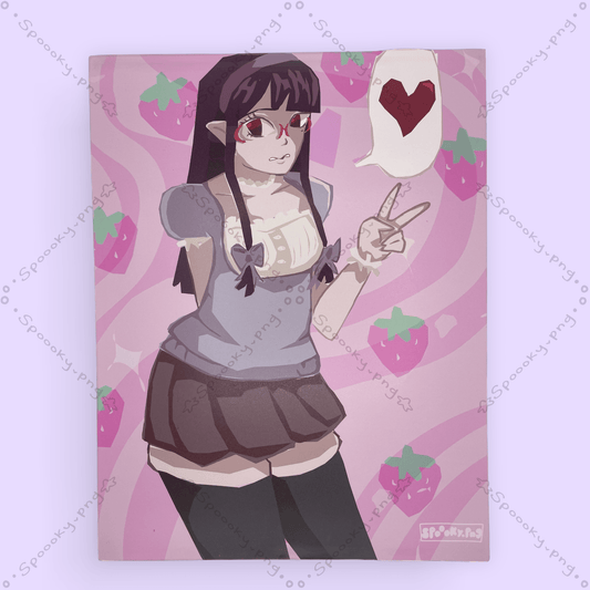 Shy Schoolgirl Art Print