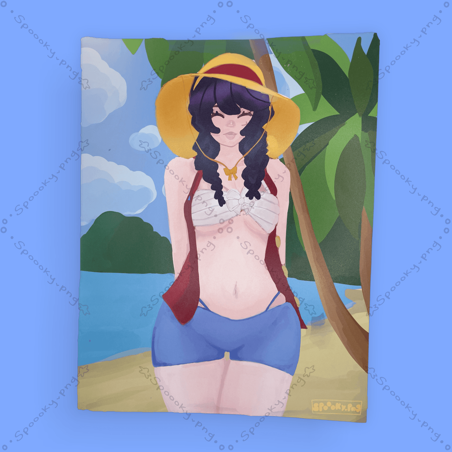 Genderbend Luffy Art Print