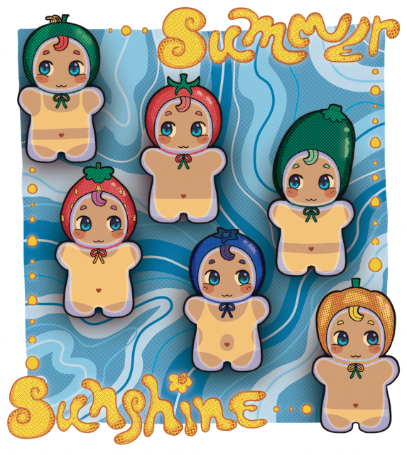 Summer Cuties Sticker Sheets